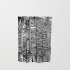 A Book Lover's Dream - Cincinnati Public Library black and white photographs / black and white photo Wall Hanging