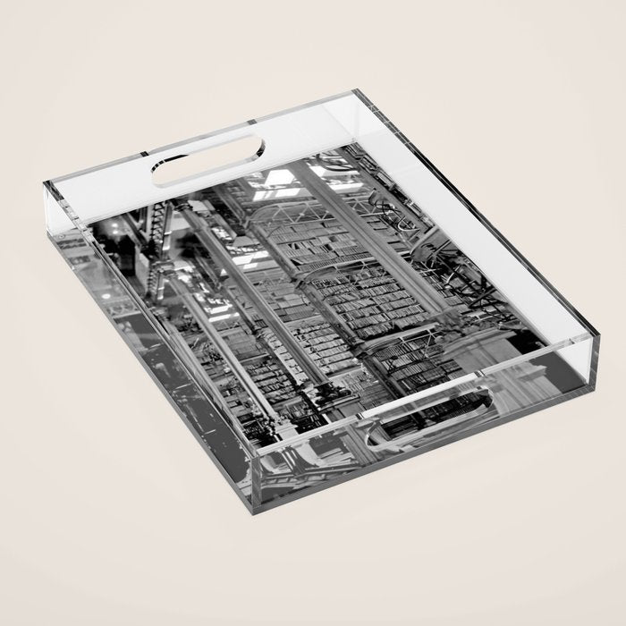 A Book Lover's Dream - Cincinnati Public Library black and white photographs / black and white photo Acrylic Tray