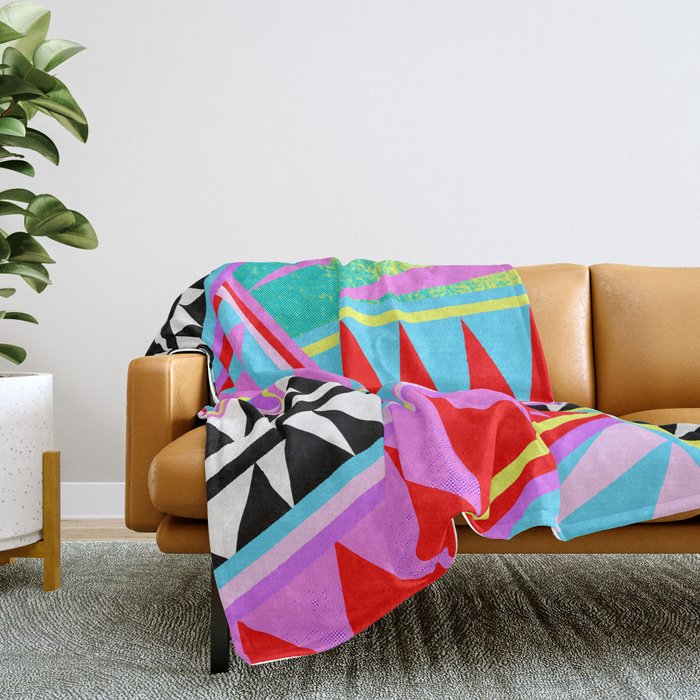 90s Girl Skipper Doll <3 Throw Blanket