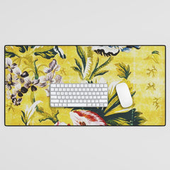 18th Century English Floral Print Desk Mat