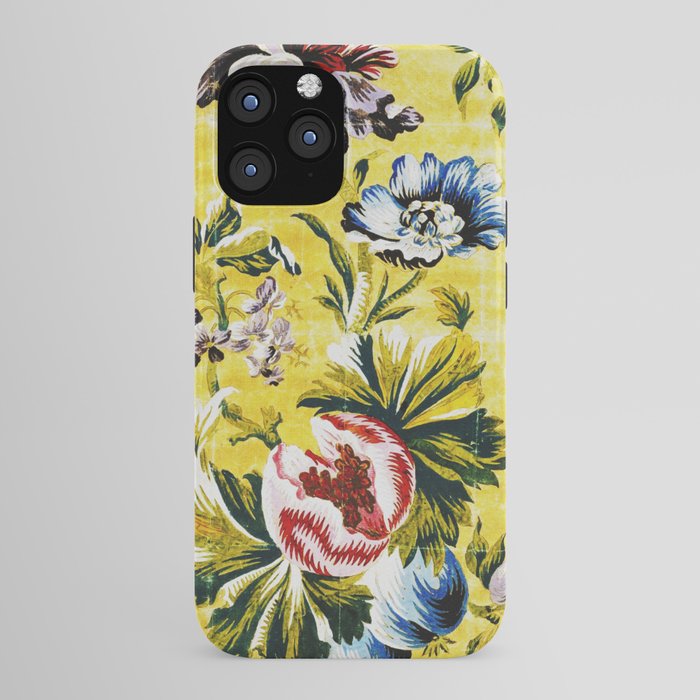 18th Century English Floral Print iPhone Case