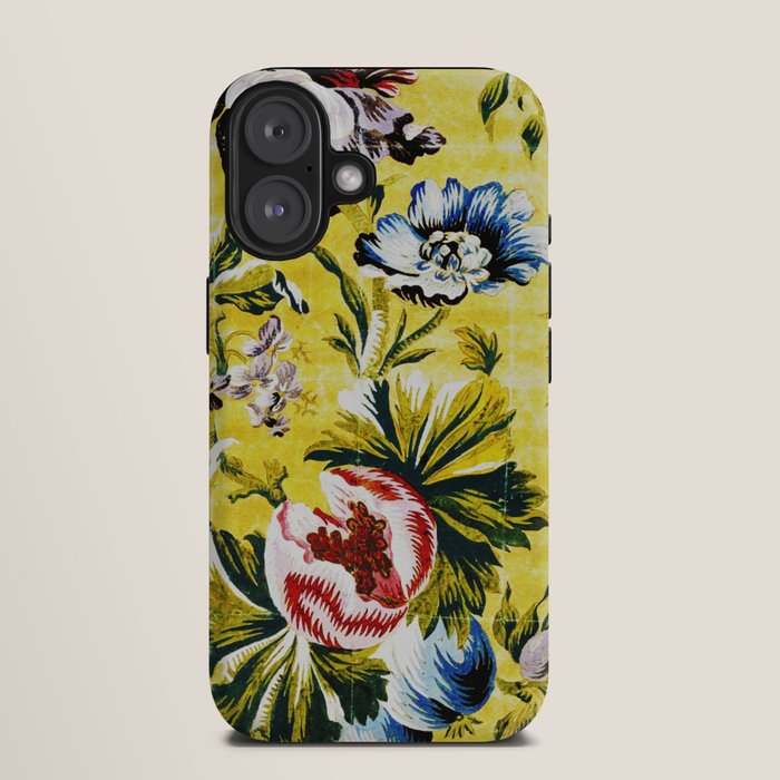 18th Century English Floral Print iPhone Case