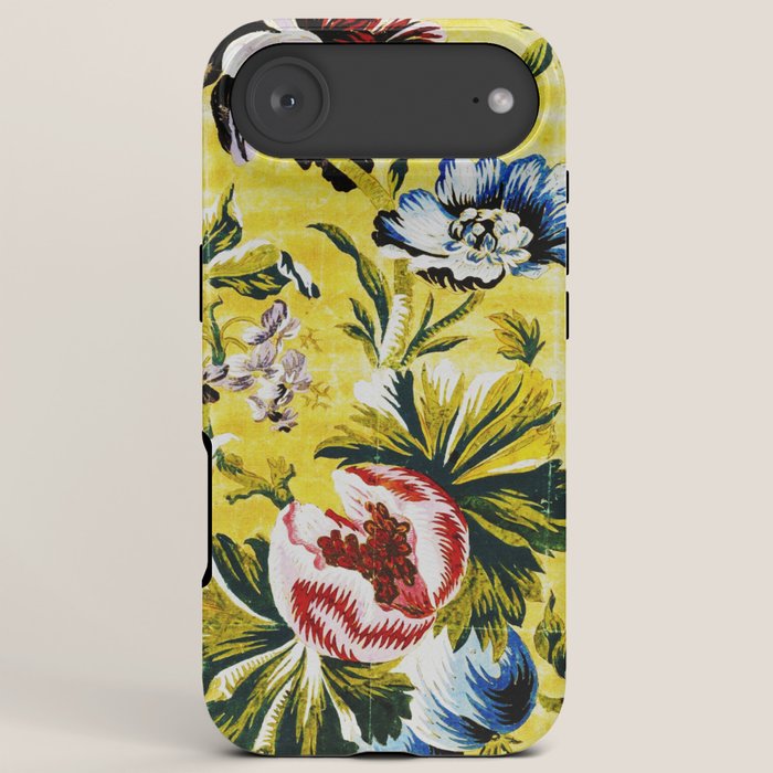 18th Century English Floral Print iPhone Case