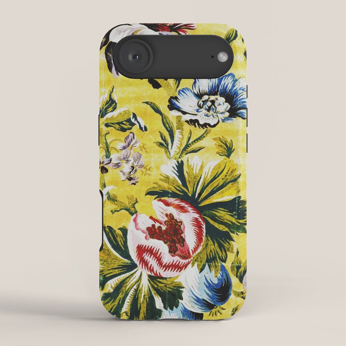 18th Century English Floral Print iPhone Case