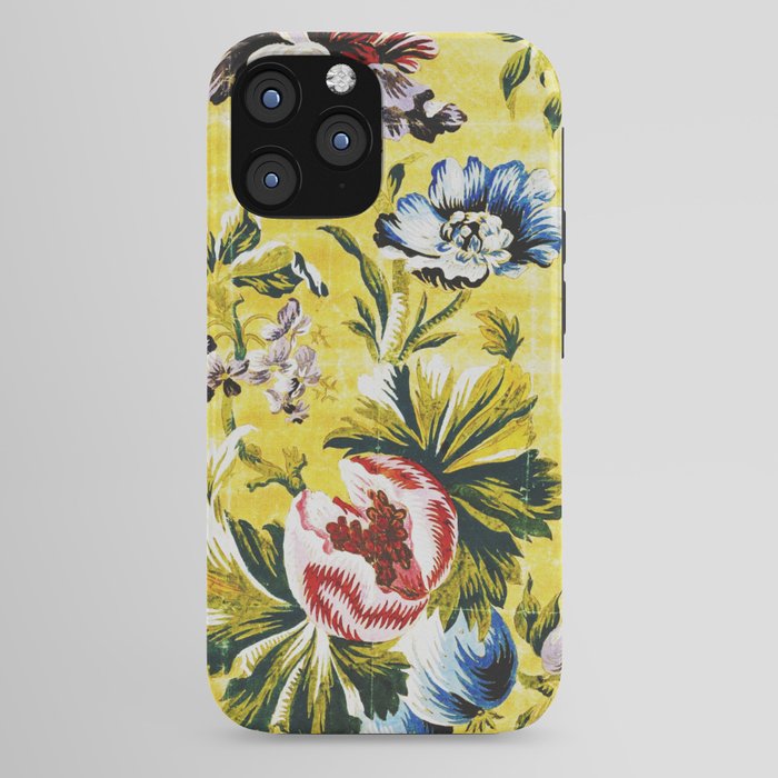 18th Century English Floral Print iPhone Case