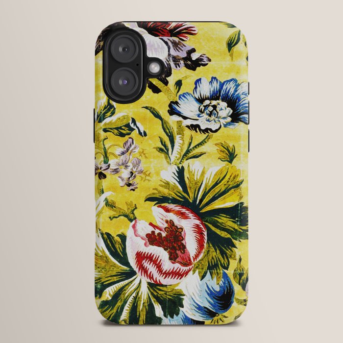 18th Century English Floral Print iPhone Case