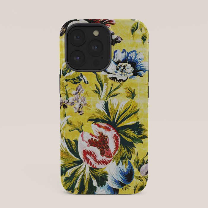18th Century English Floral Print iPhone Case