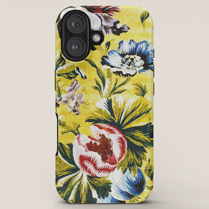 18th Century English Floral Print iPhone Case