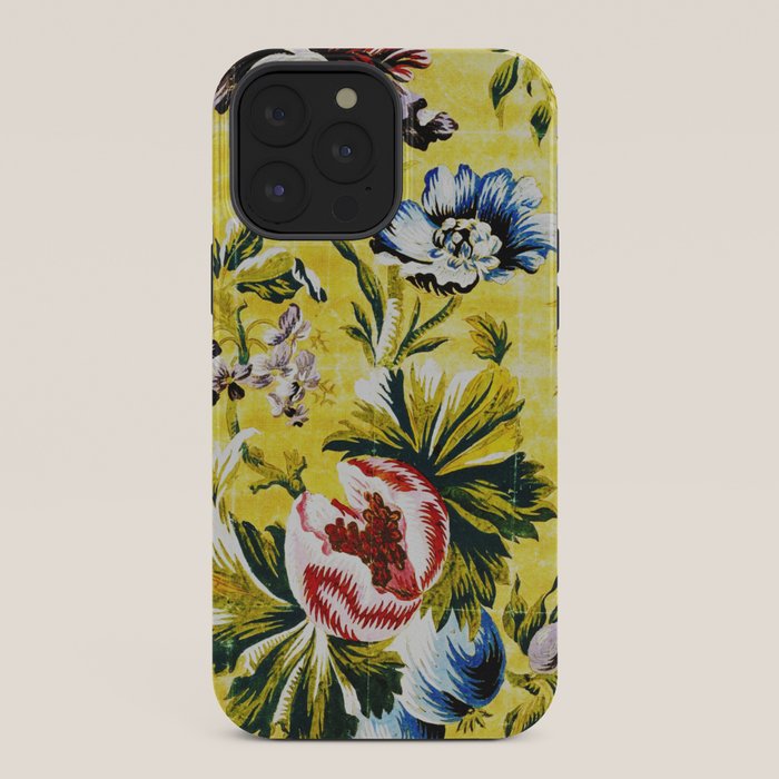 18th Century English Floral Print iPhone Case