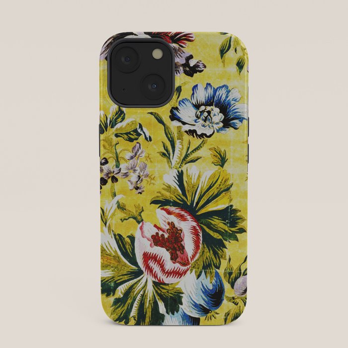 18th Century English Floral Print iPhone Case