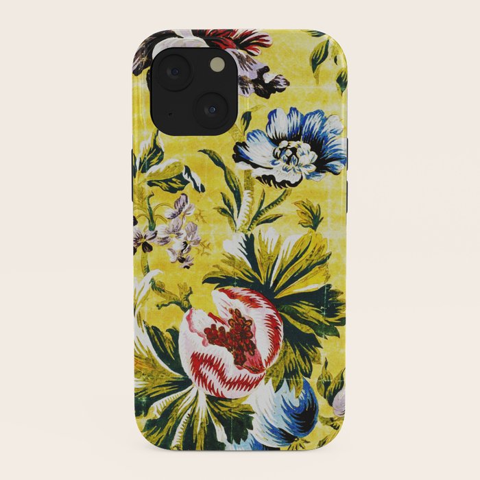 18th Century English Floral Print iPhone Case