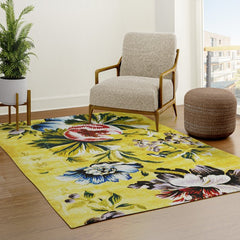 18th Century English Floral Print Rug
