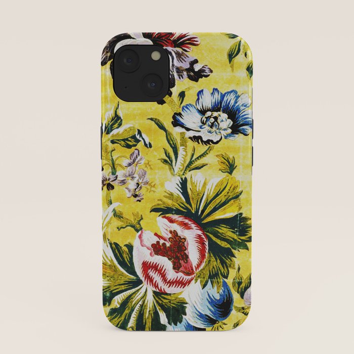 18th Century English Floral Print iPhone Case