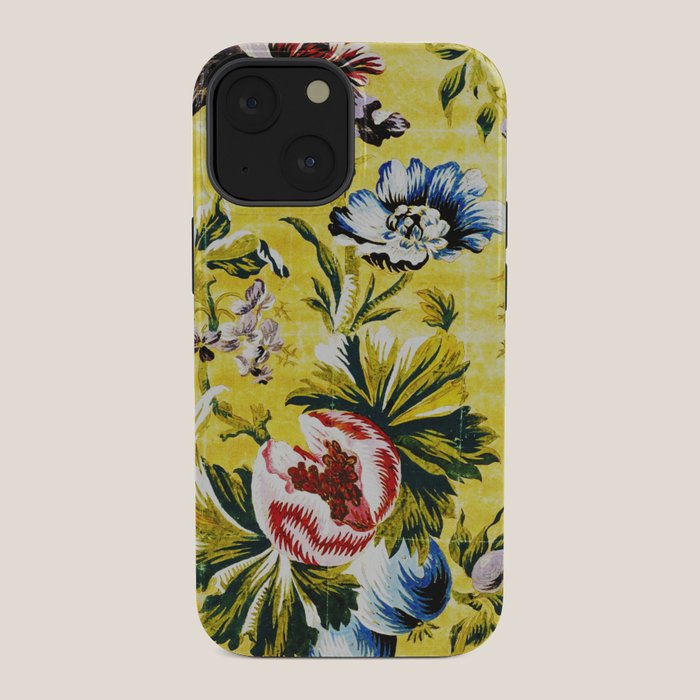 18th Century English Floral Print iPhone Case