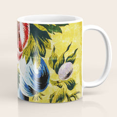18th Century English Floral Print Coffee Mug