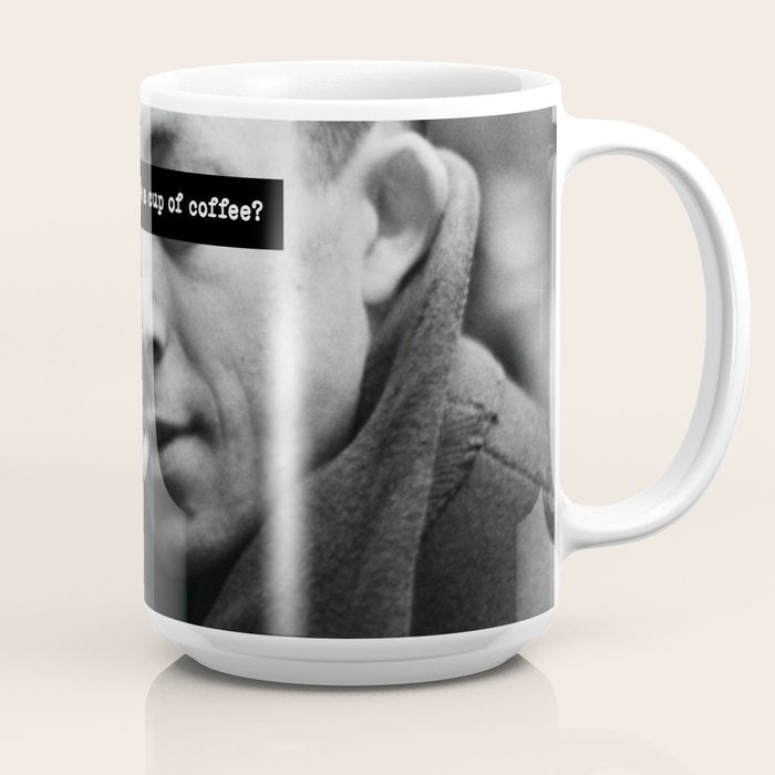 "Should I Kill Myself or Have a Cup of Coffee?" Albert Camus Quote Coffee Mug