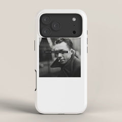 "Should I Kill Myself or Have a Cup of Coffee?" Albert Camus Quote iPhone Case
