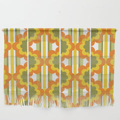 70's Summer' Orange Yellow Green Wall Hanging