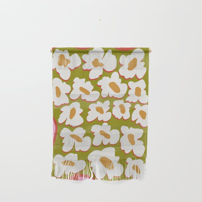 70's retro Bloom Wall Hanging