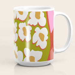 70's retro Bloom Coffee Mug