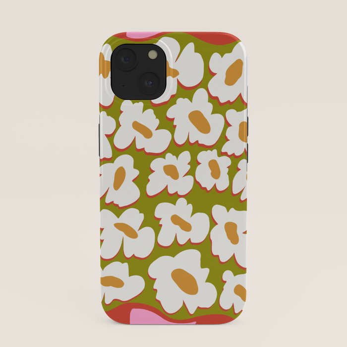 70's retro Bloom iPhone Case