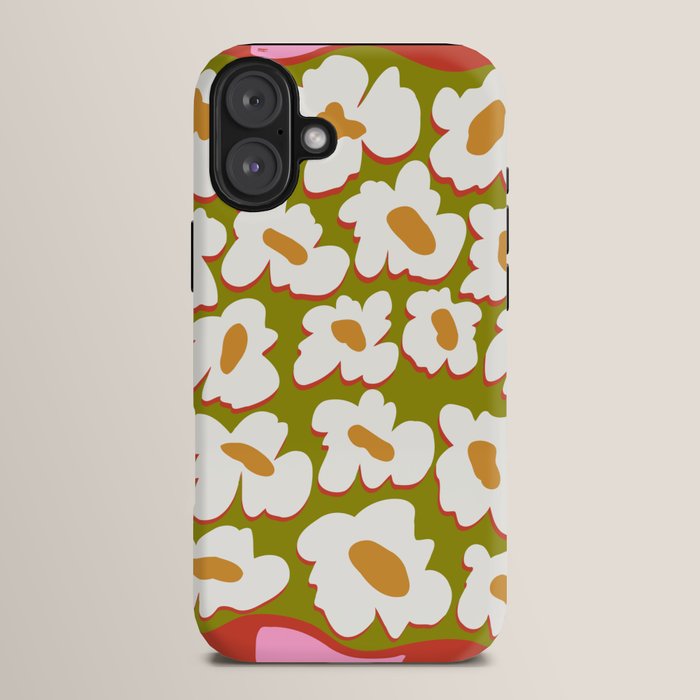70's retro Bloom iPhone Case
