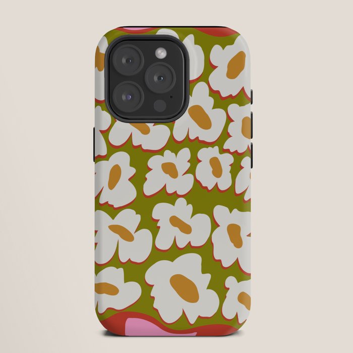 70's retro Bloom iPhone Case