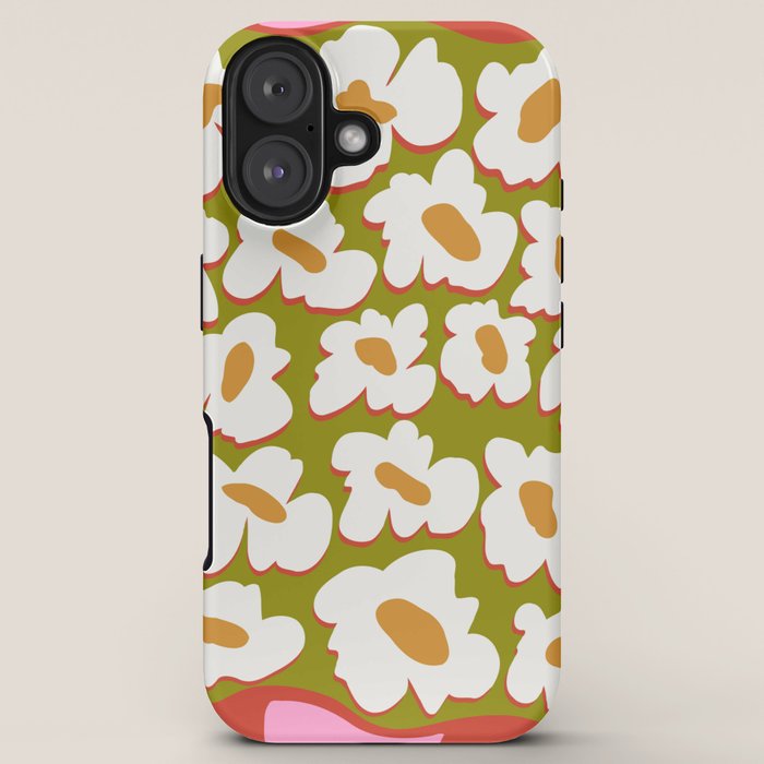70's retro Bloom iPhone Case