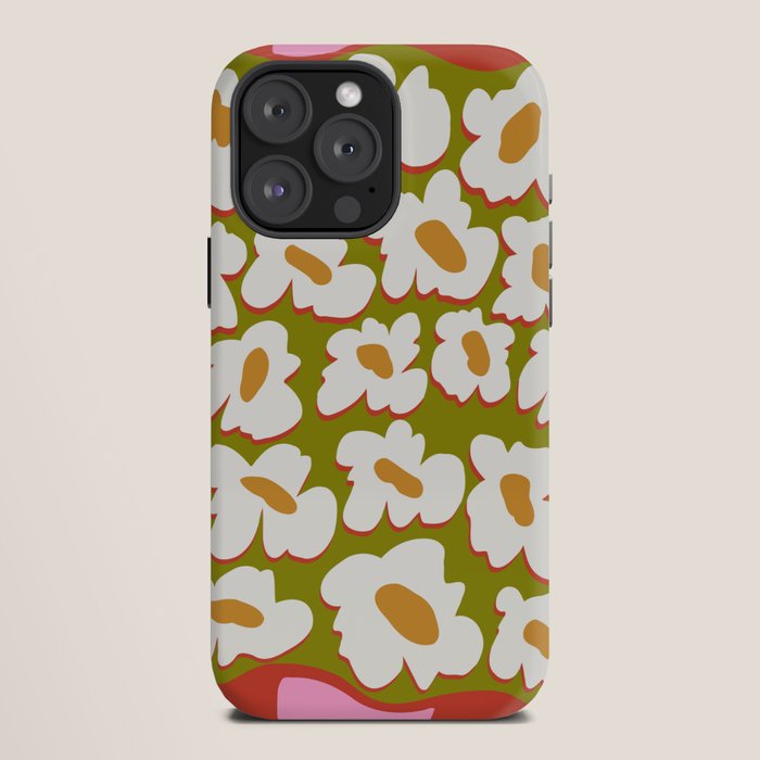 70's retro Bloom iPhone Case