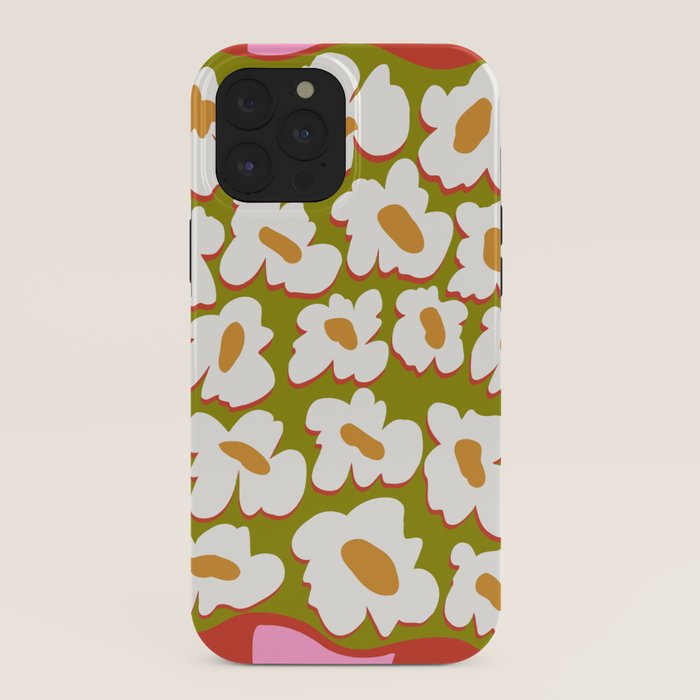 70's retro Bloom iPhone Case