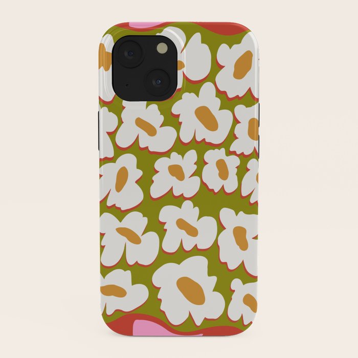 70's retro Bloom iPhone Case