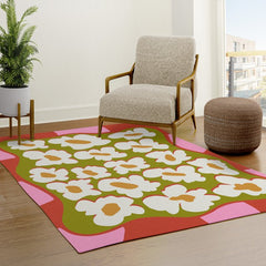 70's retro Bloom Rug
