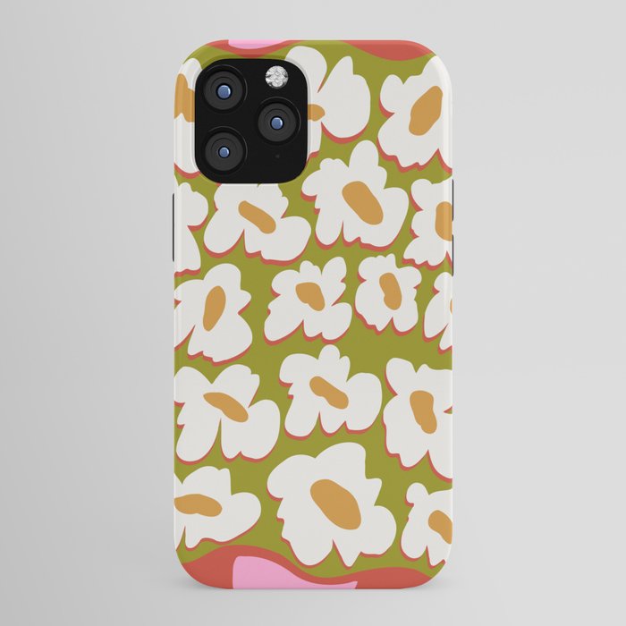 70's retro Bloom iPhone Case