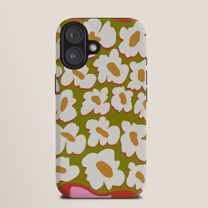 70's retro Bloom iPhone Case