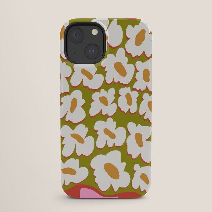 70's retro Bloom iPhone Case