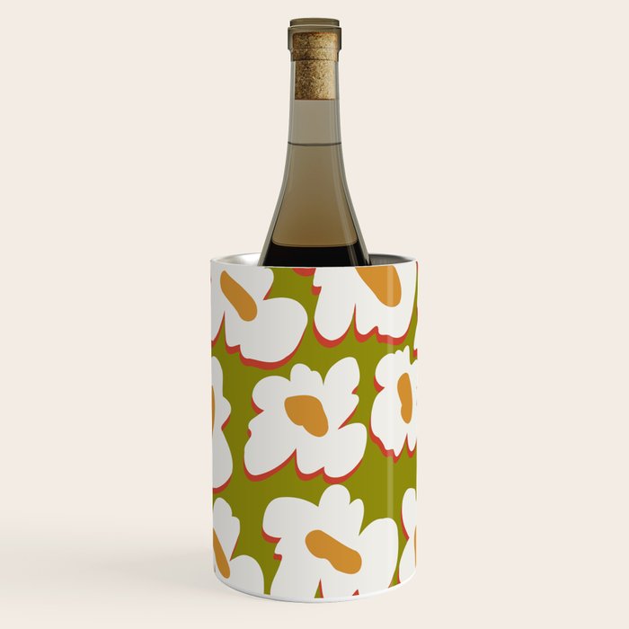 70's retro Bloom Wine Chiller