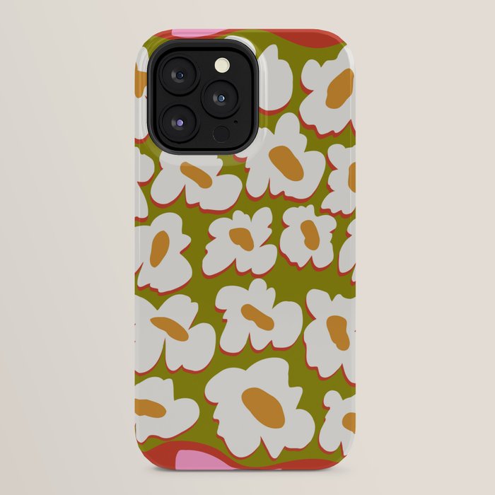 70's retro Bloom iPhone Case