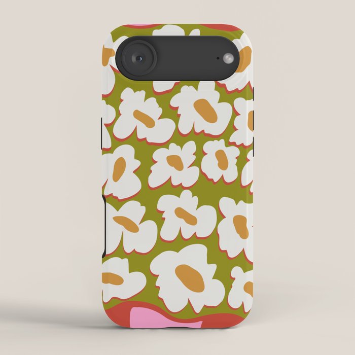 70's retro Bloom iPhone Case