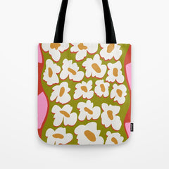 70's retro Bloom Tote Bag