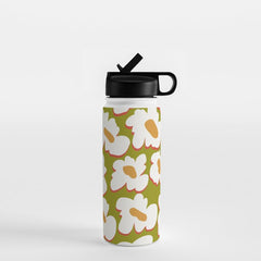 70's retro Bloom Water Bottle