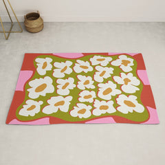 70's retro Bloom Rug
