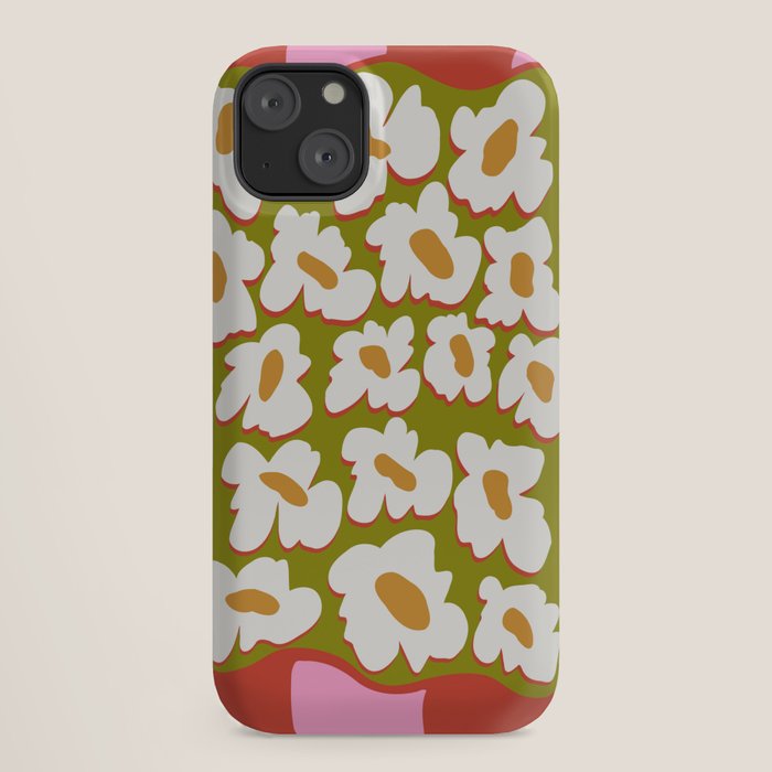70's retro Bloom iPhone Case