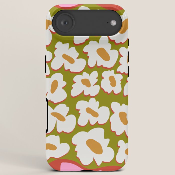 70's retro Bloom iPhone Case