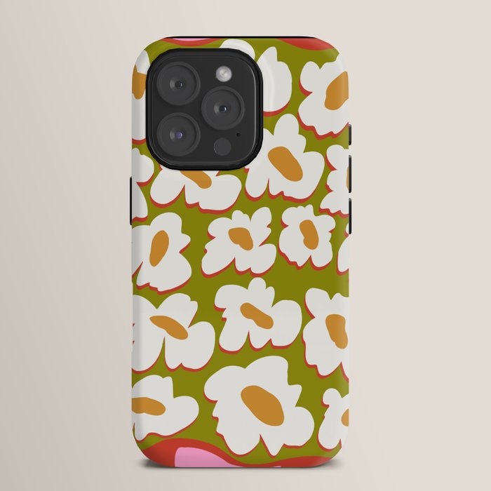 70's retro Bloom iPhone Case