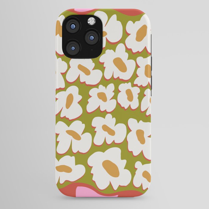 70's retro Bloom iPhone Case