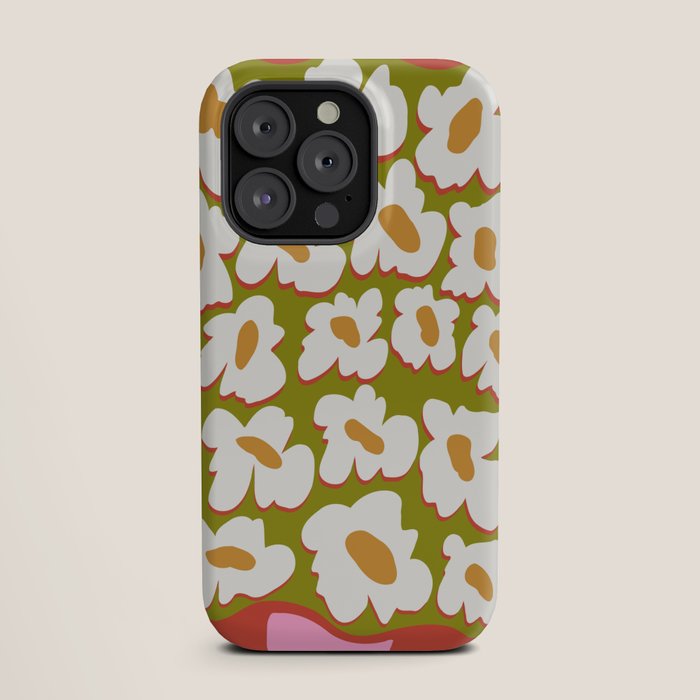 70's retro Bloom iPhone Case
