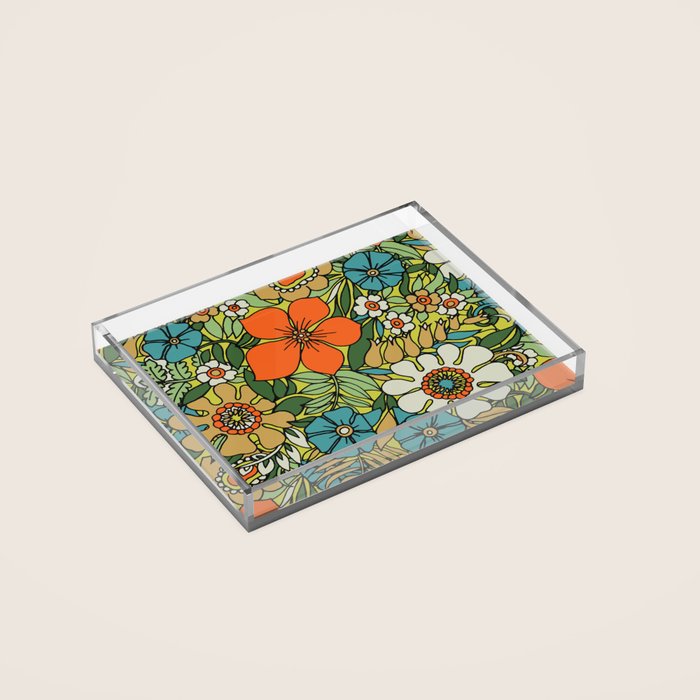 70s Plate Acrylic Tray