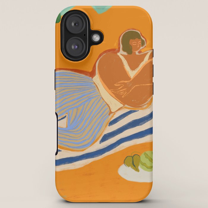 A Day At The Beach iPhone Case