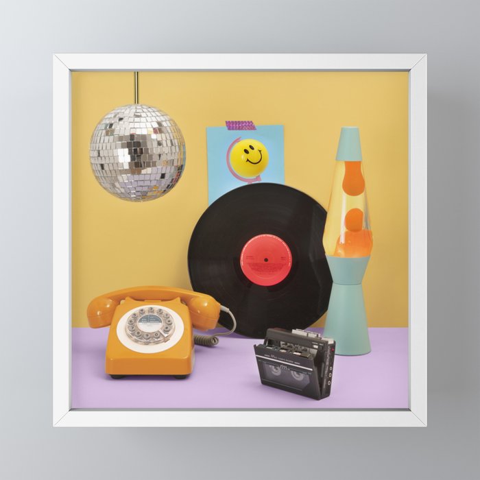 80's vibes Mini Art Print