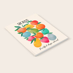 2025 BRIGHT FRUIT MARKET CALENDAR Notebook